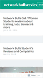 Mobile Screenshot of networkbullsreviews.com