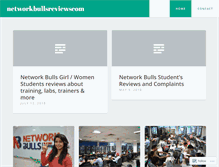 Tablet Screenshot of networkbullsreviews.com